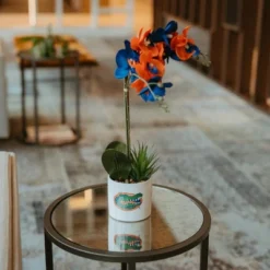 Forever Leaf Auburn State Faux Orchid, Indoor Artificial Plant For Home Decor