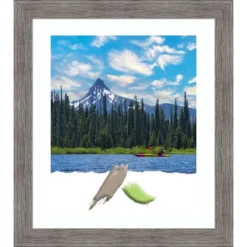 Amanti Art Pinstripe Plank Grey Narrow Picture Frame -Home Improvement Store GUEST 01773f34 f5b5 4205 9d3a 08482f1b8ca5
