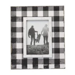 Buffalo Plaid 4x6 Inch Wood Decorative Picture Frame - Foreside Home & Garden -Home Improvement Store GUEST 03dc3010 409f 404a 9ad0 9410bd8ff7a2