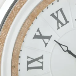Farmhouse Metal Vintage Wall Clock White - Olivia & May 7 Farmhouse Metal Vintage Wall Clock White - Olivia & May -Home Improvement Store GUEST 044ac901 1421 4423 9923 99b1bcad80fd