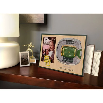 4" X 6" NCAA Baylor Bears 3D StadiumViews Picture Frame 1 4" X 6" NCAA Baylor Bears 3D StadiumViews Picture Frame