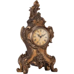Kensington Hill Taryn Vintage Style 16 1/4" High Table Clock -Home Improvement Store GUEST 08124649 ae15 4aeb b62c 7c40a2ff5d03
