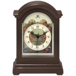 9" Old World Map Antique Tabletop Clock - Infinity Instruments -Home Improvement Store GUEST 0a247ad7 3d6a 4dfd b264 093ae8a77860