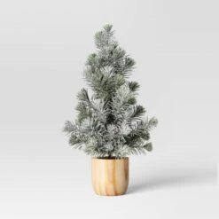 Artificial Plant Snowy Tree In Wood Pot - Threshold™ -Home Improvement Store GUEST 0ac3b3dc 3fc0 4633 b25b 3cd1be8f10cb
