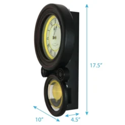 Bedford Clock Collection 16.5 Inch Contemporary Round Wall Clock With Pendulum -Home Improvement Store GUEST 0b051ccd dfc7 4b69 bec6 db9c316143fd