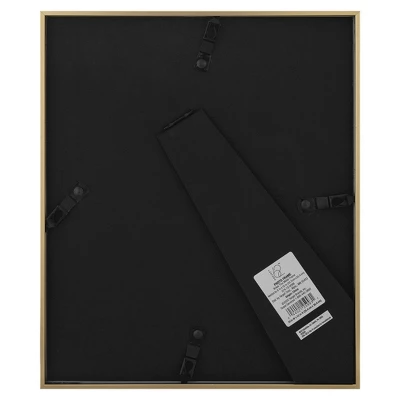 10.4" X 12.4" Matted To 8" X 10" Thin Metal Tabletop Frame Brass - Project 62™ 4 10.4" X 12.4" Matted To 8" X 10" Thin Metal Tabletop Frame Brass - Project 62™ - Image 4