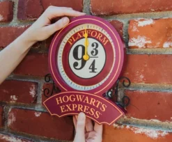 Silver Buffalo Harry Potter Hogwarts Express Platform 9 3/4 Desk Clock | 9 Inches Tall -Home Improvement Store GUEST 0cb12bea b594 4ba4 9f79 614aa8c9a476