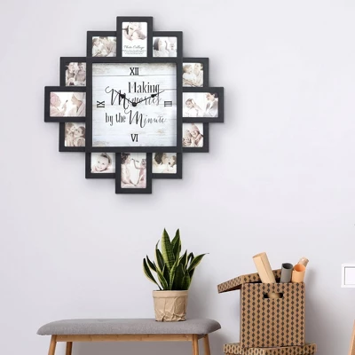 Memories By The Minute' Picture Frame Collage Wall Clock Black - American Art Decor -Home Improvement Store GUEST 0d2ee277 4030 4607 8e55 d1a1901da13f