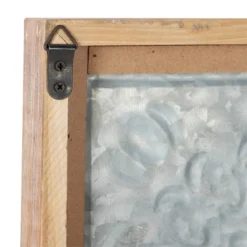 Metal Scroll Wall Clock With Embossed Metal Brown - Olivia & May -Home Improvement Store GUEST 0d3e531b ad37 43cb 8431 3b02de45fc2d