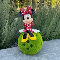 Disney 10" Stone Minnie Mouse Sitting On Flocked Ball Garden Statue -Home Improvement Store GUEST 0ff0aefb b424 40a1 97d9 79228269e62c