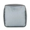 Baddow Contemporary Faux Leather Channel Stitch Cube Pouf Gray - Christopher Knight Home
