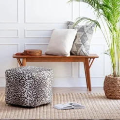 Amur Indoor/Outdoor Pouf - Anji Mountain -Home Improvement Store GUEST 11389e25 9b52 48c5 b80f 086f629b8813