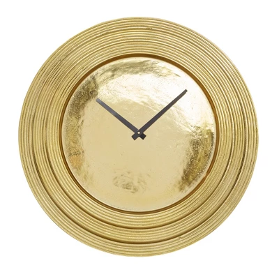 24" X 24" Round Aluminum Layered Rim Wall Clock - Olivia & May 15 24" X 24" Round Aluminum Layered Rim Wall Clock - Olivia & May - Image 15