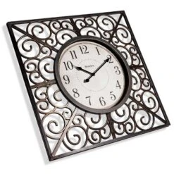 20" Wall Clock With Open Case Frame - Westclox 6 20" Wall Clock With Open Case Frame - Westclox -Home Improvement Store GUEST 11558690 139e 4984 9039 5821c9bb363e