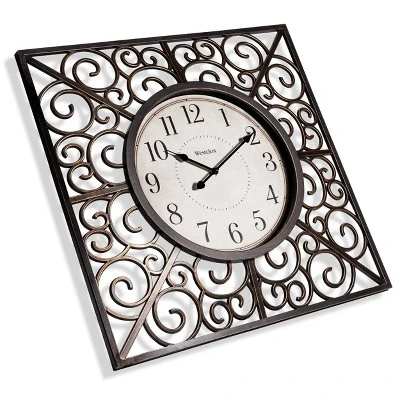 20" Wall Clock With Open Case Frame - Westclox 3 20" Wall Clock With Open Case Frame - Westclox - Image 3