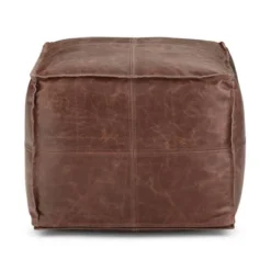 Erving Square Pouf Brown - WyndenHall 11 Erving Square Pouf Brown - WyndenHall -Home Improvement Store GUEST 11a71007 a109 4792 890d 1e346e63b8cf