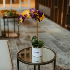 Forever Leaf LSU State Faux Orchid, Indoor Artificial Plant For Home Decor -Home Improvement Store GUEST 12835e94 f7a4 4646 8532 e22e8bf79ba1