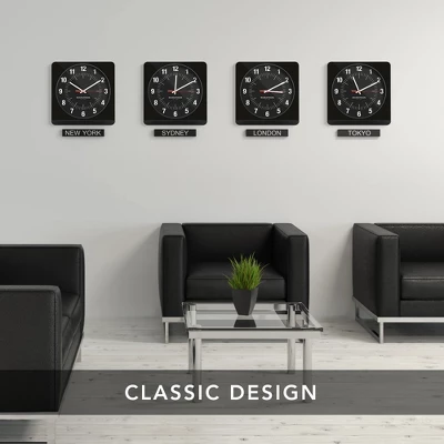 Marathon Studio Edition Jumbo 12 Inch Analog Wall Clock With Auto Night-Light - Easy To Read 8 Marathon Studio Edition Jumbo 12 Inch Analog Wall Clock With Auto Night-Light - Easy To Read - Image 8