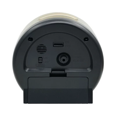 Seiko 4" Seiko Sussex II Alarm Clock, Gold 1 Seiko 4" Seiko Sussex II Alarm Clock, Gold