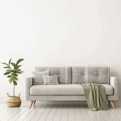 Holli Zollinger French Striped Throw Pillow White - Deny Designs -Home Improvement Store GUEST 1628b4c3 0b7a 4380 96ee 2e7c0dbbde2f