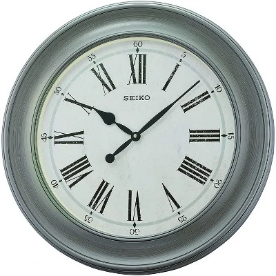 Seiko 22" Noa Wide Frame Wall Clock 5 Seiko 22" Noa Wide Frame Wall Clock - Image 5