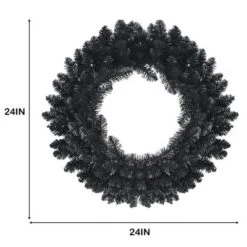 Costway 24inch Pre-lit Christmas Halloween Wreath Black W/ 35 Purple LED Lights -Home Improvement Store GUEST 1cb7f36e 2efe 4d65 8dc7 8733435eaddf