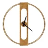 22" X 22" Urgo Numberless Metal Wall Clock Gold - Kate & Laurel All Things Decor