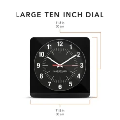 Marathon Studio Edition Jumbo 12 Inch Analog Wall Clock With Auto Night-Light - Easy To Read 18 Marathon Studio Edition Jumbo 12 Inch Analog Wall Clock With Auto Night-Light - Easy To Read -Home Improvement Store GUEST 1dd52e39 894a 434b a25f 1fe82c1a4f31