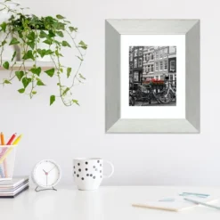 Amanti Art Brushed Sterling Silver Wood Picture Frame -Home Improvement Store GUEST 22393825 61e6 413a a6dc 328581148069