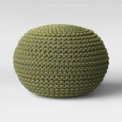 Cloverly Chunky Knit Pouf - Threshold™ -Home Improvement Store GUEST 24a7bfa9 549d 4ca6 8546 bc96f50f93fd