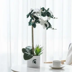 Forever Leaf Michigan State Faux Orchid, Indoor Artificial Plant For Home Decor 12 Forever Leaf Michigan State Faux Orchid, Indoor Artificial Plant For Home Decor -Home Improvement Store GUEST 267eaa03 4d2d 4a8b bcef a9bc0911d59f