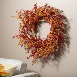 Artificial Mixed Berry Wreath Multicolor 24"H -Home Improvement Store GUEST 2717b65b 683d 4675 b3f5 f271cd718ff8