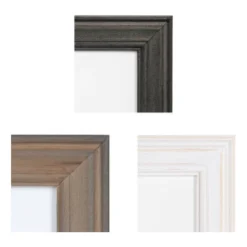 5pc Bordeaux Frame Multiple Finishes Box Set White/Black/Natural Wood - Kate & Laurel All Things Decor -Home Improvement Store GUEST 28016f10 2a03 492b 9902 481bf34d02d6