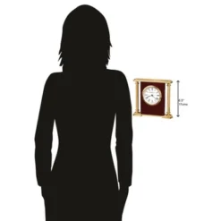 Howard Miller 645104 Howard Miller Rosewood Encore Bracket Tabletop Clock 645104 Rosewood