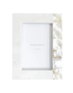 White Mother Of Pearl White Marble Picture Frame - Anaya -Home Improvement Store GUEST 29fcfdc3 f6f3 4913 bccb 2710d2e79bfe