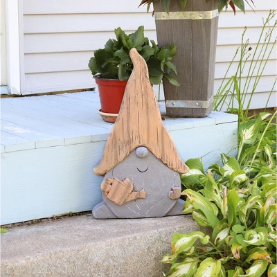 Sunnydaze Decor Sunnydaze Basil The Gardening Gnome Statue - Indoor/Outdoor Decorative Figurine - 18" 8 Sunnydaze Decor Sunnydaze Basil The Gardening Gnome Statue - Indoor/Outdoor Decorative Figurine - 18" - Image 8