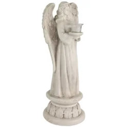 Northlight 22.5" Standing Religious Angel With Bird Bath Votive Candle Holder Outdoor Patio Garden Statue - Gray -Home Improvement Store GUEST 2c5c3b45 1580 4e5f a7c5 3664f2fd3814