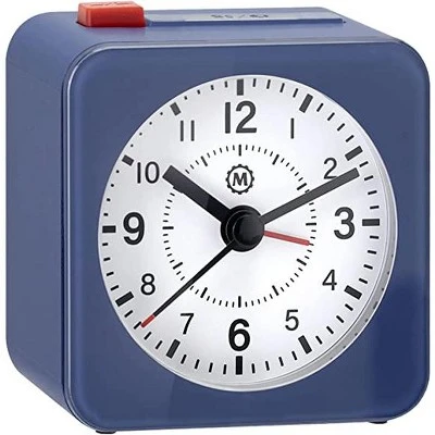 Marathon Mini Non-Ticking Analog Alarm Clock With Auto Back Light And Snooze Function 8 Marathon Mini Non-Ticking Analog Alarm Clock With Auto Back Light And Snooze Function - Image 8