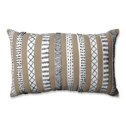 12"x20" Decorative Bands Lumbar Throw Pillow - Pillow Perfect -Home Improvement Store GUEST 2dffbc6b 8fb3 4a8c b34f d157cae61c98