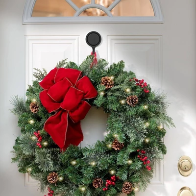 Attract 2pk Pinch Free Magnetic Hanger Matte Black 1 Attract 2pk Pinch Free Magnetic Hanger Matte Black