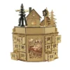 Christmas Led Windmill Village - One Lit Village Figurine 11.5 Inches - Christmas Church Carolers - 134127 - Wood - Beige
