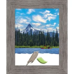 Amanti Art Pinstripe Plank Grey Narrow Picture Frame -Home Improvement Store GUEST 2f0bbcda c107 4a7e 8af3 d2f3d989a59f