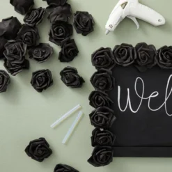 Bright Creations 200 Pack Black Roses Artificial Flowers For Decoration, Small Flower Heads For Arts And Crafts, Stemless Arrangements, 3" 13 Bright Creations 200 Pack Black Roses Artificial Flowers For Decoration, Small Flower Heads For Arts And Crafts, Stemless Arrangements, 3" -Home Improvement Store GUEST 2f3c5a1f 1a8b 4e66 b9a9 7666223bd5c1