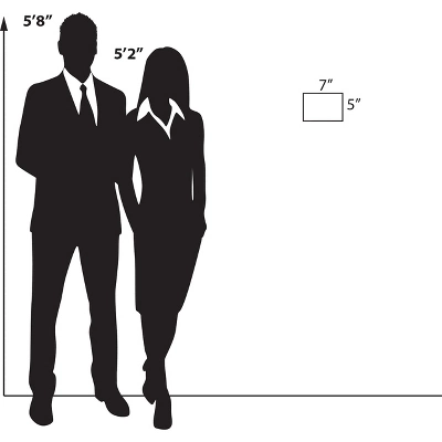 Azar Displays Clear Acrylic Magnet Back Photo Frames 7" W X 5" H - Horizontal / Landscape, 2-Pack 4 Azar Displays Clear Acrylic Magnet Back Photo Frames 7" W X 5" H - Horizontal / Landscape, 2-Pack - Image 4