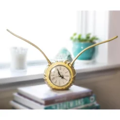 Ukonic Harry Potter Golden Snitch Replica Resin Desk Clock | 9 X 18 Inches -Home Improvement Store GUEST 30a5401f 0582 4b19 96de d88e32f187de