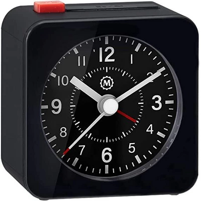 Marathon Mini Non-Ticking Analog Alarm Clock With Auto Back Light And Snooze Function 7 Marathon Mini Non-Ticking Analog Alarm Clock With Auto Back Light And Snooze Function - Image 7