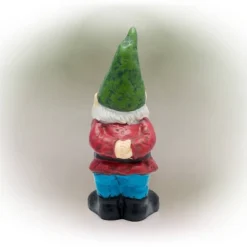 11" Polyresin Bearded Garden Gnome Statue With Hat Green - Alpine Corporation -Home Improvement Store GUEST 344fab84 61ce 4087 9e5a e3b8efdbd1e9