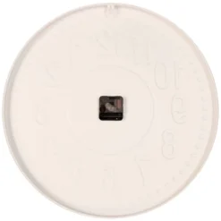 19" Gunmetal Wall Clock White - Infinity Instruments