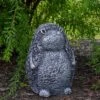 Northlight 15" Gray Standing Hedgehog Outdoor Garden Statue