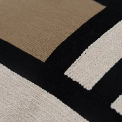 20"x20" Oversize Color Block Square Throw Pillow Cover Black/Brown/Green - Rizzy Home -Home Improvement Store GUEST 3b75beff 866c 454b 83ee 8f85c24a1de7